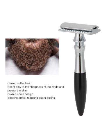 Double Edge Blade Retro Safety Razor - Foldable Stainless Steel Men's Hand Razor (Black) | Razor Epilation Device & Accessories for Hair Removal - Buy Online on GoSupps.com
