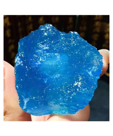 Crystal Rough Natural Crystal Rough 1pcs Beautiful Natural sea Sapphire Stone Natural Aquamarine Crystal Reiki 80-90g