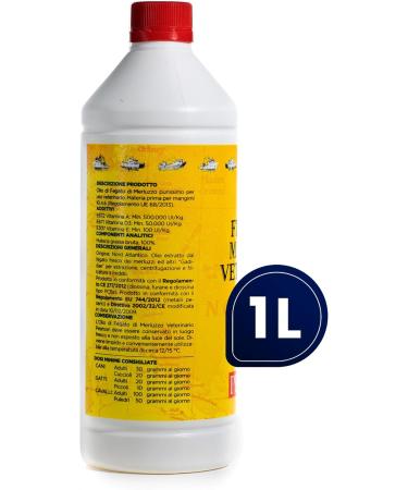 Pearson Pure Veterinary Cod Liver Oil for Dogs Cats Horses and Other Animals. Shiny Healthy Coat Source of Vitamins and Omega3. (1000 ML) - Buy Online on GoSupps.com