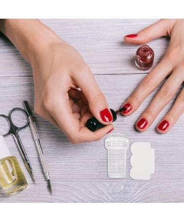 Lurrose 4-Piece Nail Stamping Tool Set | Silicone Jelly Nail Art Precision Stamp Kits | Ideal for Manicure & Nail Dance - Buy Online on GoSupps.com