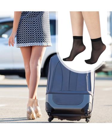20 Pairs Women's Nylon Stockings & Socks - Matt Transparent Reinforced Toes EU 35-38 - Buy Online on GoSupps.com