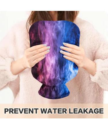 Shop 2L Blue & Purple Hot Water Bottle | Soft Plush Cover for Kids Men & Women | Ideal Winter Hand & Feet Warmer - Fast International Shipping - Buy Online on GoSupps.com