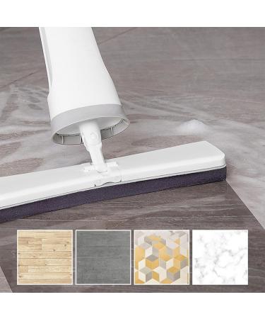 Easy Squeeze Butterfly Mop Lazy Person'S Self-Washing Flat Mop Self-Wash & Squeeze Dry Flat Mop Imitation Hand Twist Quick Dry Mop For Floor Cleaning With 2pcs Reusable Replacement Mop Pads Set - Buy Online on GoSupps.com