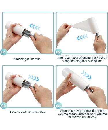 Lint Rollers 360 Sheets lint rollers for pet hair Lint Roller for Clothes Sticky Roller Lint Remover Roller with 1 Handle & 6 Refills Pet Hair Remover Roller brush for Carpet Sofa Fluff Remover. - Buy Online on GoSupps.com