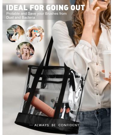 Corneria Silicone Makeup Brush Holder | Portable Travel Organizer by B & C Directly Brown S - Shop Now! - Buy Online on GoSupps.com