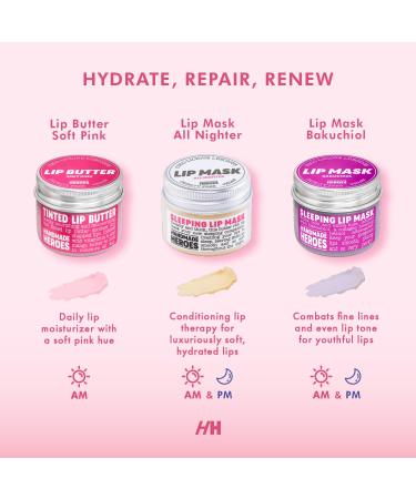 100% Natural Tinted Lip Butter - Clean Petroleum-Free Lip Mask & Moisturizer | Intensive Dry Lips Therapy with Mango Butter (Light Pink - Buy Online on GoSupps.com
