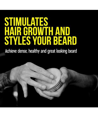 Beard Bolt XL - Men's Mustache & Beard Balm | Leave-in Conditioner with Jojoba & Argan Oil | Stimulates Growth & Adds Volume - Buy Online on GoSupps.com