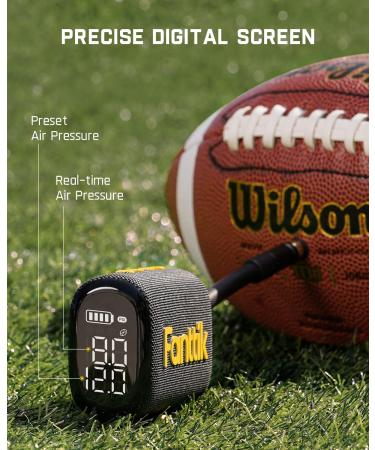 Fanttik X8 Nano Electric Ball Pump - Ultra-Fast Inflation for Sports Ball with Digital Pressure and LCD Display - Ideal for Basketball, Soccer, Volleyball, Football - Buy Online on GoSupps.com