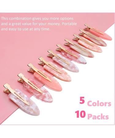 Women's No Bend Pink Hair Clips - Styling & Makeup Barrettes for Fashionable Looks - Buy Online on GoSupps.com