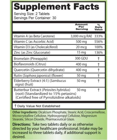 Flourish Aller-Rescue: Allergen Response & Respiratory Health Support | 60 Tablets - Buy Online on GoSupps.com