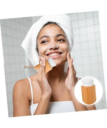 FOMIYES Beech Wood Facial Cleansing Brush Scrubber for Face Facial Scrubber Brush for Face Exfoliating Brush Face Exfoliating Face Brush Face Exfoliating Brush Fiber Soft Fur The Lazy - Buy Online on GoSupps.com