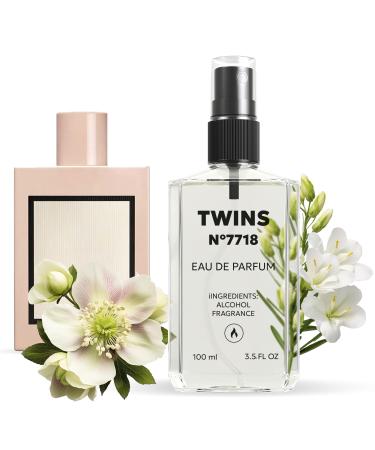 TWINS Impression of Bloom | Perfume for Women Eau de Parfum | No.7718 | 3.4 Fl Oz / 100 ml Gucci Bloom Impression