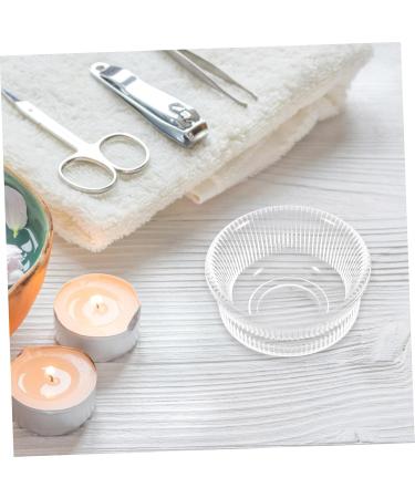 minkissy Tools Nail Dish Cups Nail Art Cup Glass Dish for Acrylic Nails Dappen Dish Glass Nail Dish Nail Cups Nail Art Accessories Pen Wash Cup Wash Pen Palette Crystal Bracket - Buy Online on GoSupps.com