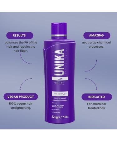 Agilise Unika Hair Neutralizer | Vegan Hair Mask for Damaged & Color Treated Hair | Keratin Treatment with Ojon Oil - 7.94 oz - Buy Online on GoSupps.com