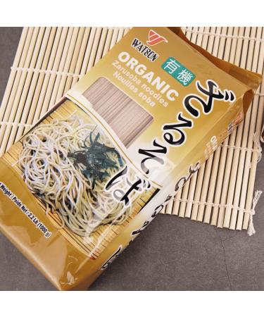 WATSON Organic Zarusoba Noodles 2.2lbs / 1kg | Soba Noodles | Soba noodles buckwheat | Soba | Buckwheat noodles | Japanese noodles | USDA ORGANIC | Certified Organic | - Buy Online on GoSupps.com