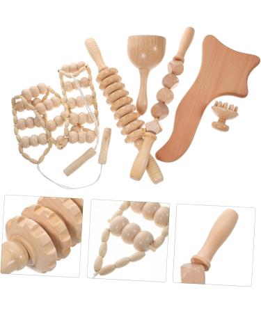 Shop Healeved 5-Piece Beech Massager | Premium Swedish Beechwood for Relaxation & Wellness - International Shipping Available - Buy Online on GoSupps.com
