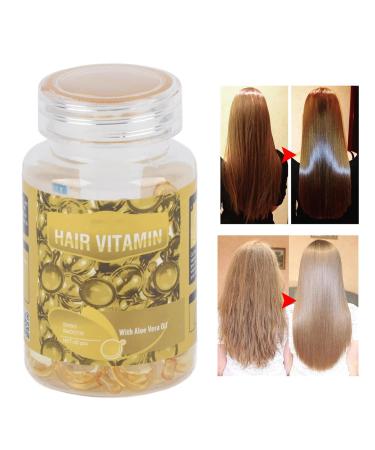 Revitalize Your Hair: Moisturizing Vitamin Capsules for Frizz Control & Damage Repair - Yellow Hair Treatment Serum - Buy Online on GoSupps.com