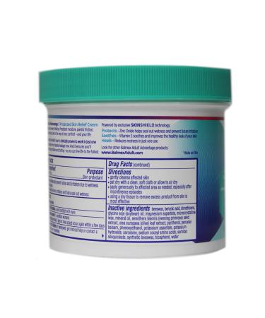 Balmex Adult Care Rash Cream - 11.3% Zinc Oxide - 12 Oz | Soothing Skin Protection for Adults - Buy Internationally - Buy Online on GoSupps.com