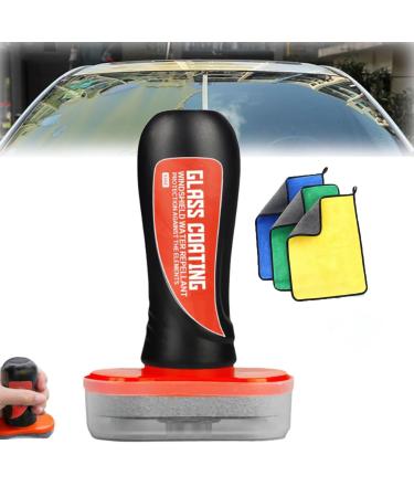 Louisex Glass Cleaning Board Wemas Glass Cleaning Board Louisx Glass Cleaning Board Glass Coating for Windshield Improves Clarity Suitable for All Types of Glass Surfaces (1PCS-A)