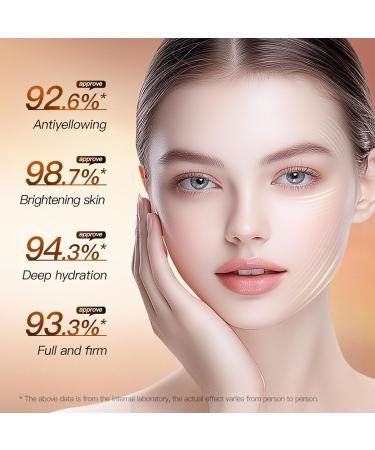 Crsetmyth 2 pieces vitamin C essence for face essence vitamin C for skin moisturizing nourishing facial serum with vitamin C skin lightening and firming essence plumps the skin - Buy Online on GoSupps.com