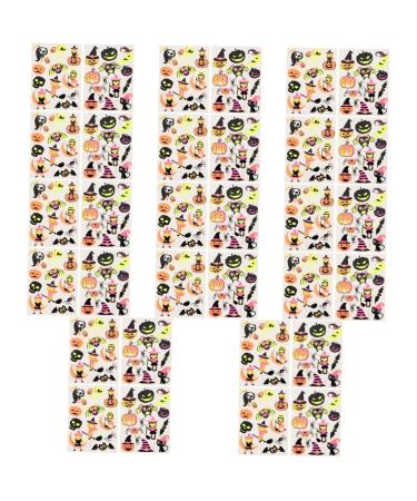 Didiseaon 32 Sheets Halloween Face Lifting Belt Kids Party Decorations Party Sticker Halloween Face Sticker Stickers Fluorescent Face Decals Transfer Paper Grimace Decorate Child