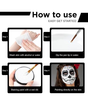  yisight Kids Makeup Body Paint 30g Washable Makeup Carnival Halloween Party - Buy Online on GoSupps.com