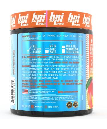 Buy BPI Sports CLA + Carnitine Shredded - Tropical Mango | Supports Lean Muscle & Fat Loss - 50 Servings - International Shipping Available - Buy Online on GoSupps.com