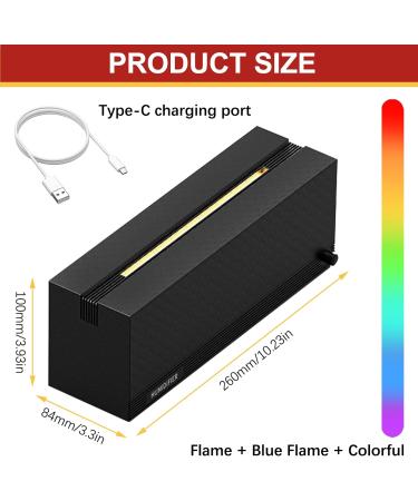 Flame Effect Diffuser & Humidifier - Essential Oil Aroma Diffuser for Air Freshening & Room Fragrance - Buy Online on GoSupps.com