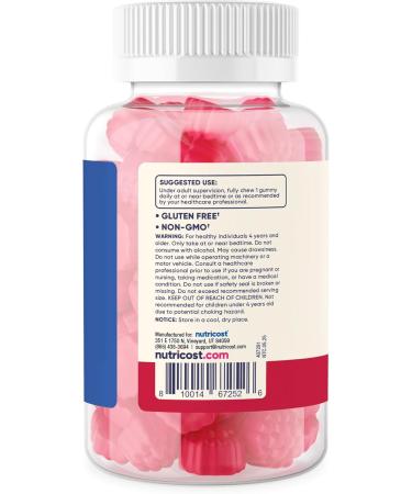 Nutricost Kids Melatonin Gummies 1mg 120 Gummies Strawberry Flavored (Pack of 2) - Buy Online on GoSupps.com
