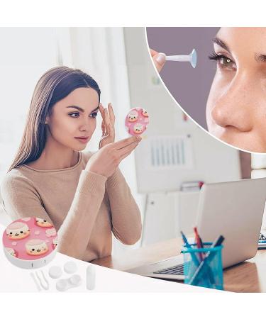 Portable Sushi Faces Contact Lens Travel Kit | Cute Contact Box with Mirror for Daily Outdoor Use - Buy Online on GoSupps.com