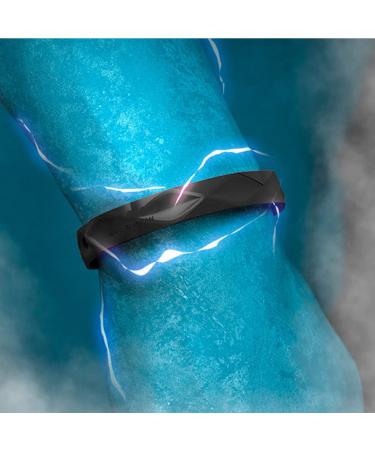 Antistatic hand loops antistatic bracelet silicone improve the sleep winter electrostatic removal bracelet for men and women silica with negative ions and others (black)