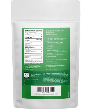 Judee's Cilantro Lime Seasoning 4 oz - Fresh Cilantro and Lime with Flavorful Spices - 100% Non-GMO Gluten Free and Nut Free - Great for Cooking Salad Dressings Dips Spices and Seasonings - Buy Online on GoSupps.com