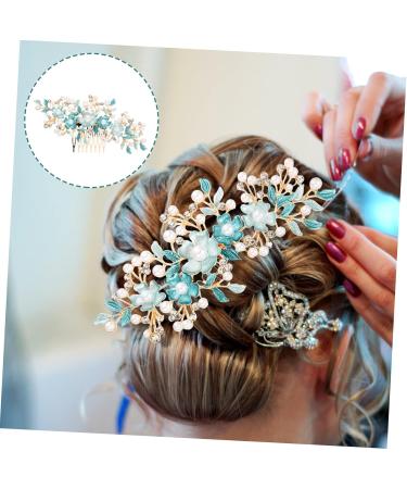 MERRYHAPY Hair Plug Bridal Hair Comb Combs for Women Bride Headpieces for Wedding Rhinestone Hair Clip Bride Hair Accessory Hair Comb for Women Hair Accessories Flower Hair Accessories - Buy Online on GoSupps.com