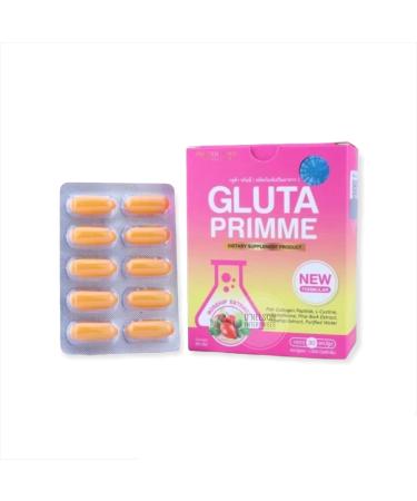 (1Box.) Gluta Prime Intensive GLUTA 2000000mg Aura Whitening Lightening Skin