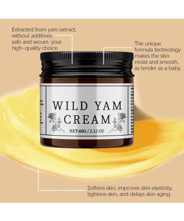 2 Wild Yam Cream | Wild Yam Cream For Menopause | Wild Yam Balancing Cream | Wild Yam Firming Moisturizing Cream | Firming Skin Care For Face Body 60g/pc - Buy Online on GoSupps.com