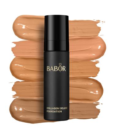 Babor Make Up Collages Deluxe Foundation make-up for dry and ripe skin with anti-aging serum highly opaque long-lasting 1 x 30 ml 04 almond 30 ml (1 Pack)
