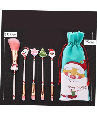 FRCOLOR 6pcs Christmas Beauty Kit for Girlfriend | Mini Makeup & Toiletry Bag | Travel Cosmetic Brush Set - Buy Online on GoSupps.com