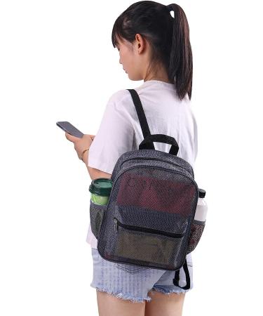 May Tree Heavy Duty Mesh Backpack - Small Grey | Ideal for Commuting, Swimming, Travel, Beach & Outdoor Sports - Buy Online on GoSupps.com