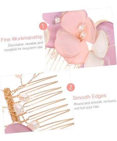 Beatifufu Bridal Headwear Bride Wedding Headdress Bridal Headpieces Bridal Hair Decor Wedding Hair Comb Bridal Hair Accessories Bride Hair Comb Bride Headdress Wedding Flower Hair Comb - Buy Online on GoSupps.com