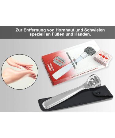 Premium Callus Planer Blades & Remover | Solingen Replacement Blades Set | 30 Blades for Smooth Skin - Buy Online on GoSupps.com