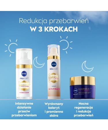 NIVEA LUMINOUS630 Cr me Anti-d coloration CC SPF 30 Teinte 01/Light 40ml - Buy Online on GoSupps.com