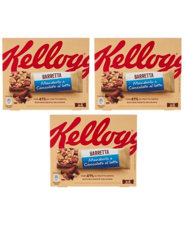 Kellogg's Barretta Almond and Milk Chocolate Chocolate bar (4 x 32 g) 128 g with 41% nuts