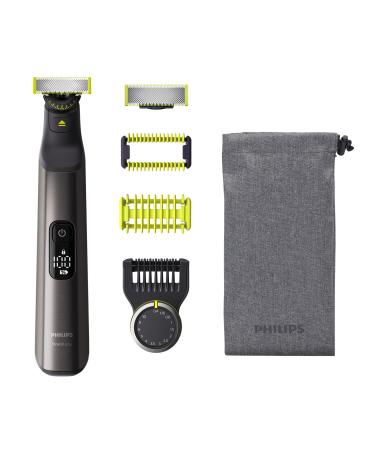 Philips Oneblade Pro Face + Body- Electric Bartschneider Razor and Trimmer with 14 length settings and skin protection and body protection attachment (model QP6551/30) yellow - Buy Online on GoSupps.com