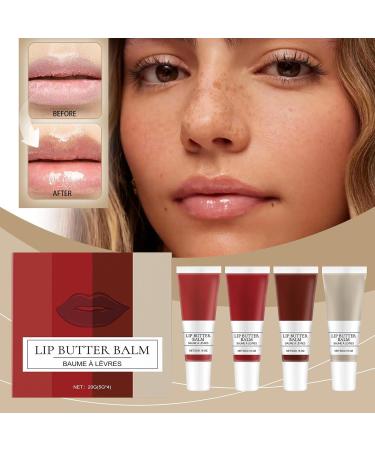 Joberio Lip Balm Set for Girls Moisturizing Lip Balm - 4Pcs Lip Balm Lip Cream Set Lip Gloss Stick | Long Lasting Lip Moisturizer Small - Buy Online on GoSupps.com