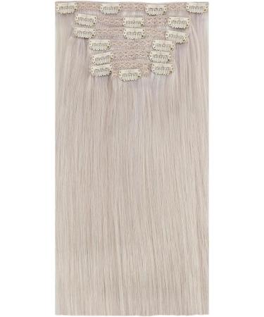 Moresoo Blonde Clip In Hair Extensions Real Human Hair White Blonde Hair Extensions Clip In Real Hair Human Hair Extensions Clip In 14 Inch 5 Pieces/70g #60A 14In - Buy Online on GoSupps.com