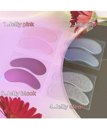 Under Eye Patches for Lash Lift & Eyelash Extensions | Durable Gel Eye Pads - Moon Shape Fit 4 Colors - Buy Online on GoSupps.com