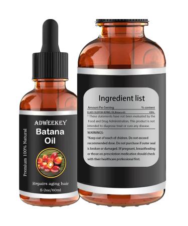 Organic Batana Oil for Hair Growth | 100% Pure | Promotes Hair Wellness for Men & Women | Enhances Radiance | 2.0 Oz - Buy Online on GoSupps.com