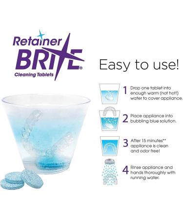 192 Tablet Retainer Brite - 6 Month Supply | Effective Retainer Cleaning Solution - Buy Online on GoSupps.com