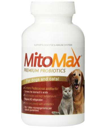 Imagilin Technology, LLC MitoMax-Premium probiotics for Dogs and Cats, 100 Capsules per Bottle
