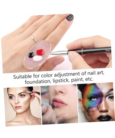 POPETPOP 12 Pcs Nail Polish Mixing Tray & Palette Rings - Assorted Colors for Makeup & Art | Ideal for Eyelash Extensions & Resin Mixing - Buy Online on GoSupps.com